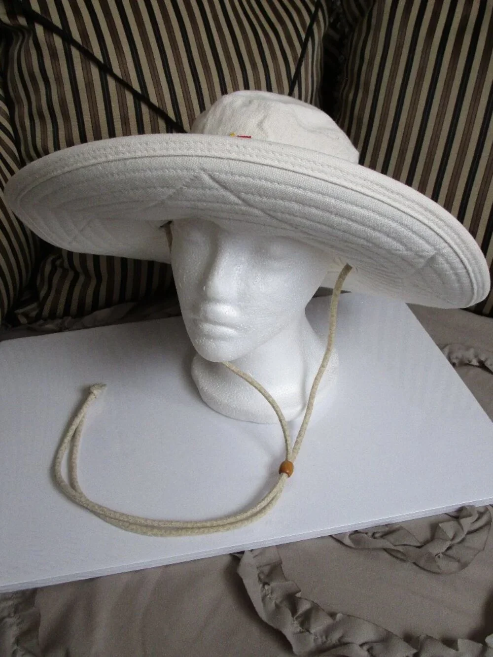 100% cotton wide brim sun hat